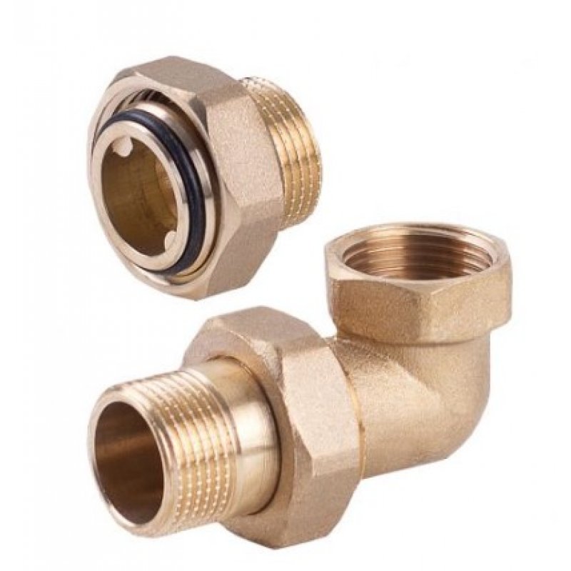 Perfexim 1048 Śrubunek kątowy 1 z oringiem, mosiężny Kod 07-148-0250-000
