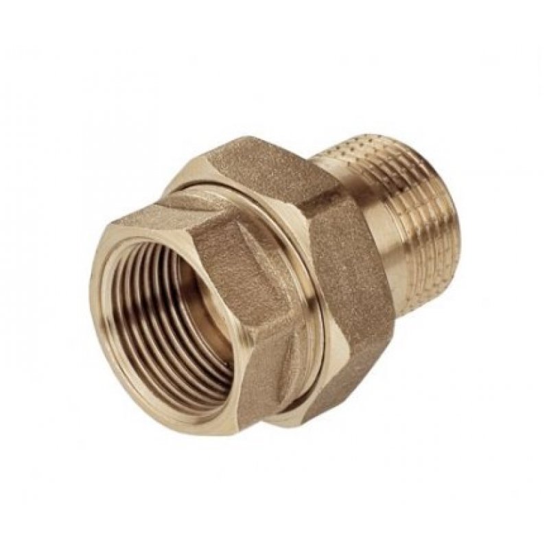 Perfexim 1046 Śrubunek prosty 1 1/4 z oringiem, mosiężny Kod 07-146-0320-000