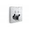Hansgrohe ShowerSelect Bateria termostatyczna do 2 odbiorników, montaż podtynkowy, element zewnętrzny Kod 15763000 