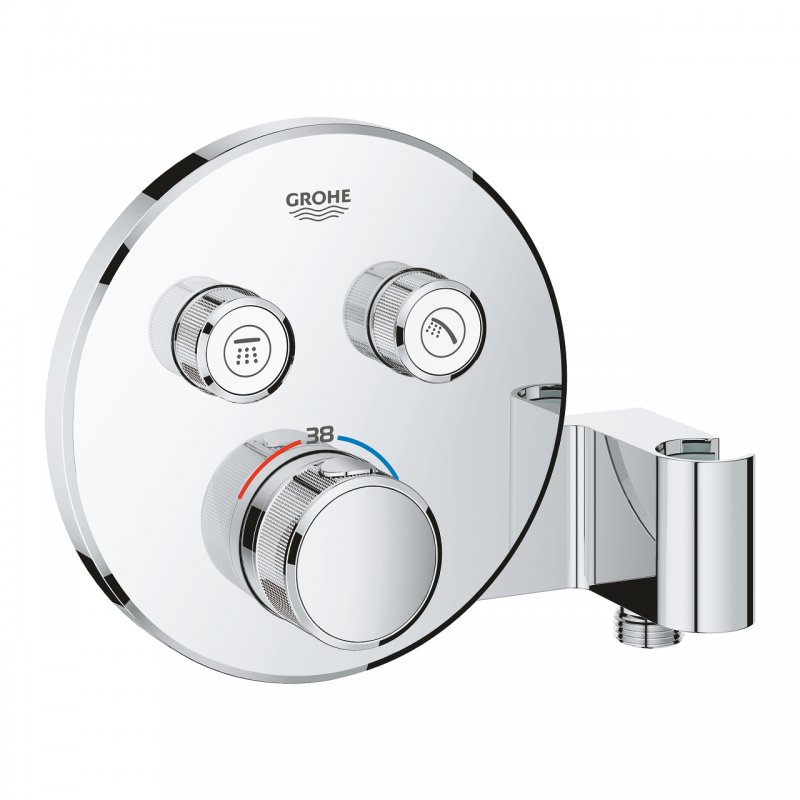 Grohe Smartcontrol Bateria termostatyczna, do 2 wyjść wody, przyłącze, uchwyt prysznicowy kod 15708000