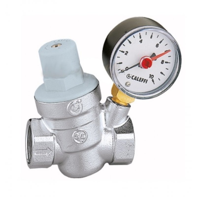 CALEFFI Reduktor ciśnienia 3/4 16/1-6 bar z manometrem kod 533251