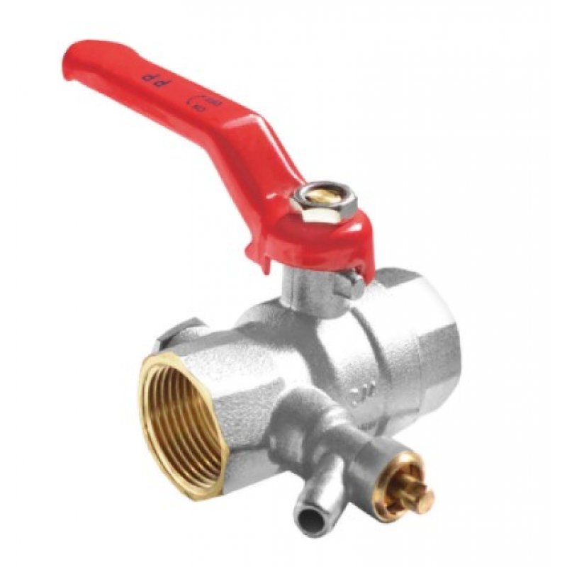 Perfexim 65RU Zawór kulowy z zaworem spustowym 2  Kod 01-303-0500-000