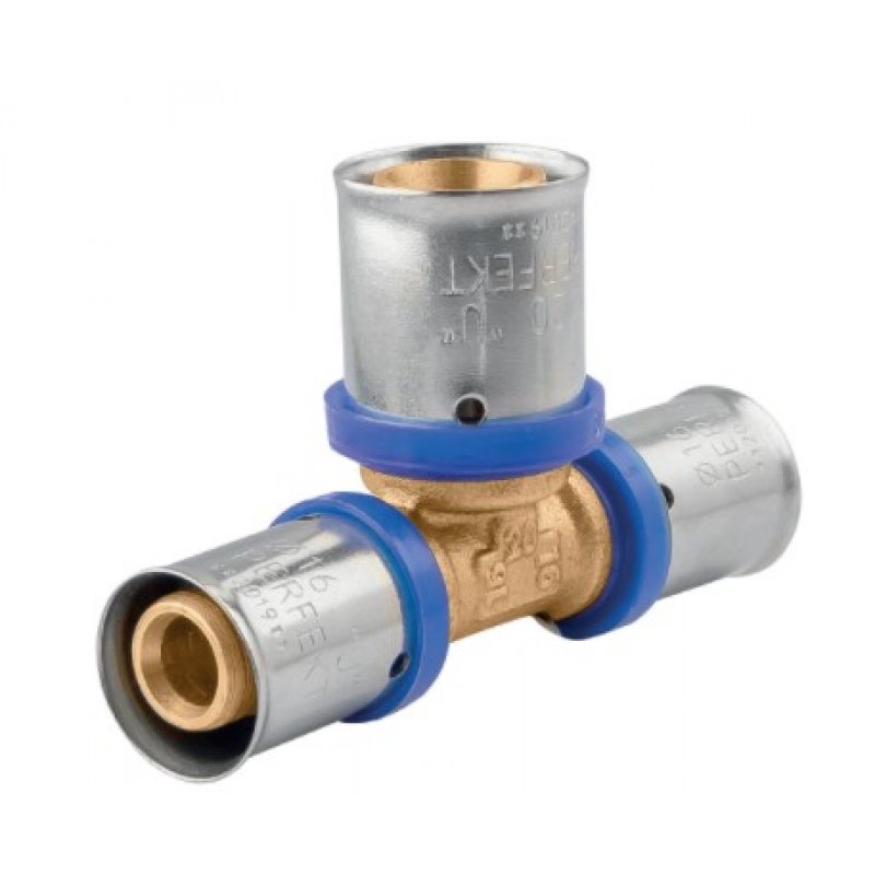 Perfexim 73C Trójnik zaprasowywany GW 20x16x16 Kod 62-73C-2016-000