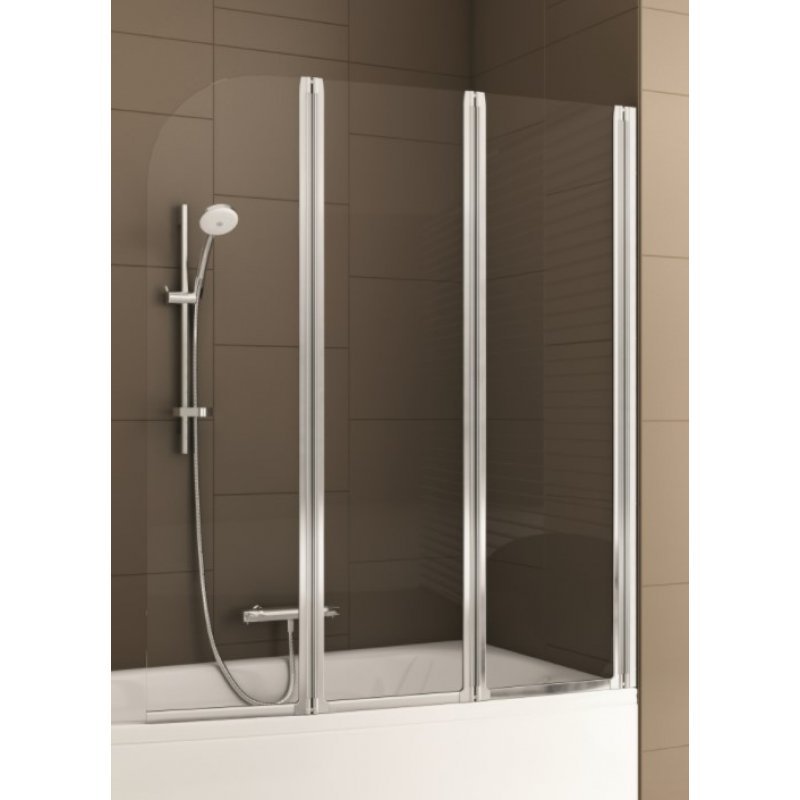 KFA Modern 3 Parawan nawannowy szklany, chrom mat Kod 170-06956P