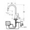 KFA Tauri Bateria zlewozmywakowa stojąca TOUCH ME, chrom Kod 6723-915-00 