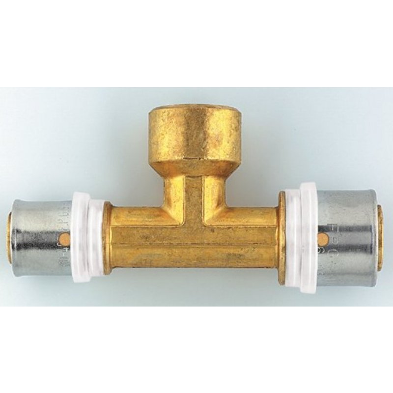 Herz Trójnik z GW rurowym 16x2-1/2''-16x2 Kod P721641