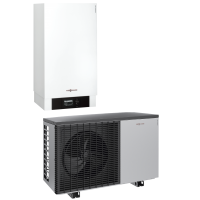 Viessmann Vitocal 200-S Pompa ciepła powietrze/woda o mocy 7,5 kW, przepływowy podgrzewacz c.w.u., funkcja aktywnego chłodzenia, wersja Split, 230V, AWB-M-E-AC 201.D08, kod: Z021403