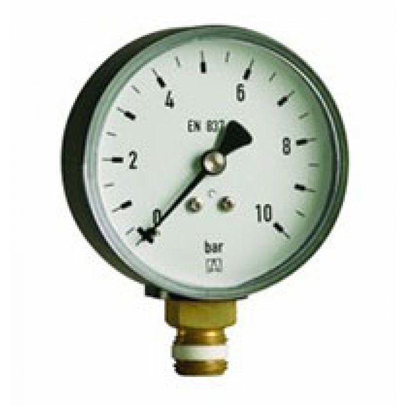 Afriso Manometr grzewczy RF 100, fi 100 mm, -1 - 0 bar, G 1/2 cala kod 63601