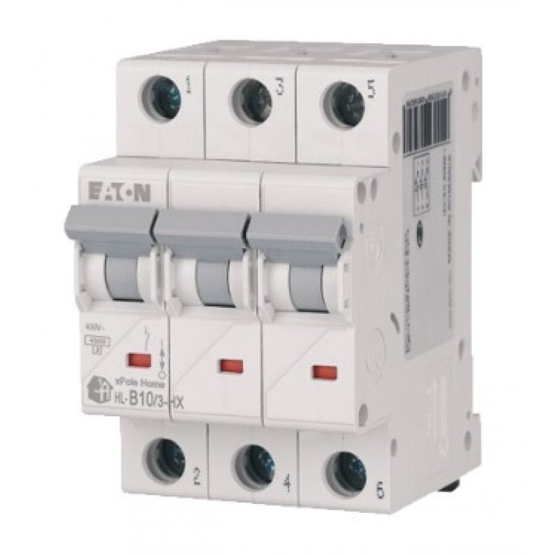 EATON HN-B10/3 Wyłącznik nadprądowy 3-biegunowy, 6kA, 10A Kod 194879