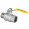 Valvex V-Gas Zawór kulowy gazowy 1/2 cala, niklowany z motylkiem aluminiowym (MAI) (wersja N-W) ORION Kod: 3412150