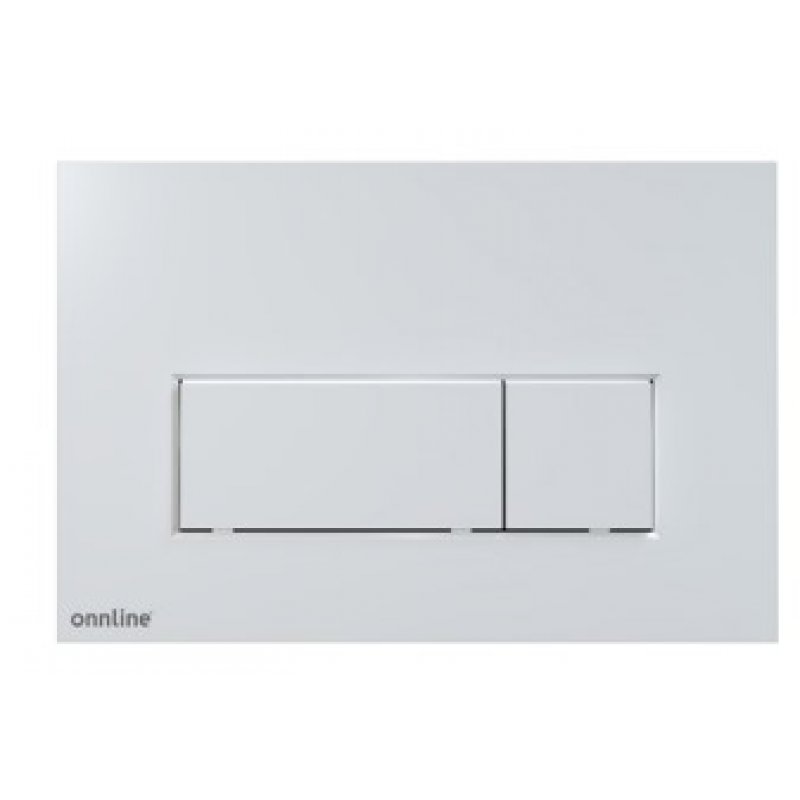 Onnline Przycisk sterujący do stelaża WC podtynkowego, biały Kod: CGJ544