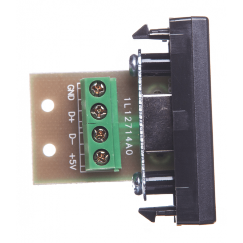 KONTAKT SIMON K45 Płytka, złącze USB typ A 45×22,5mm, szary grafit Kod K128B/14 