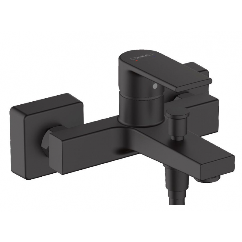 Hansgrohe Vernis Shape Bateria wannowa ścienna, czarna matowa kod: 71450670