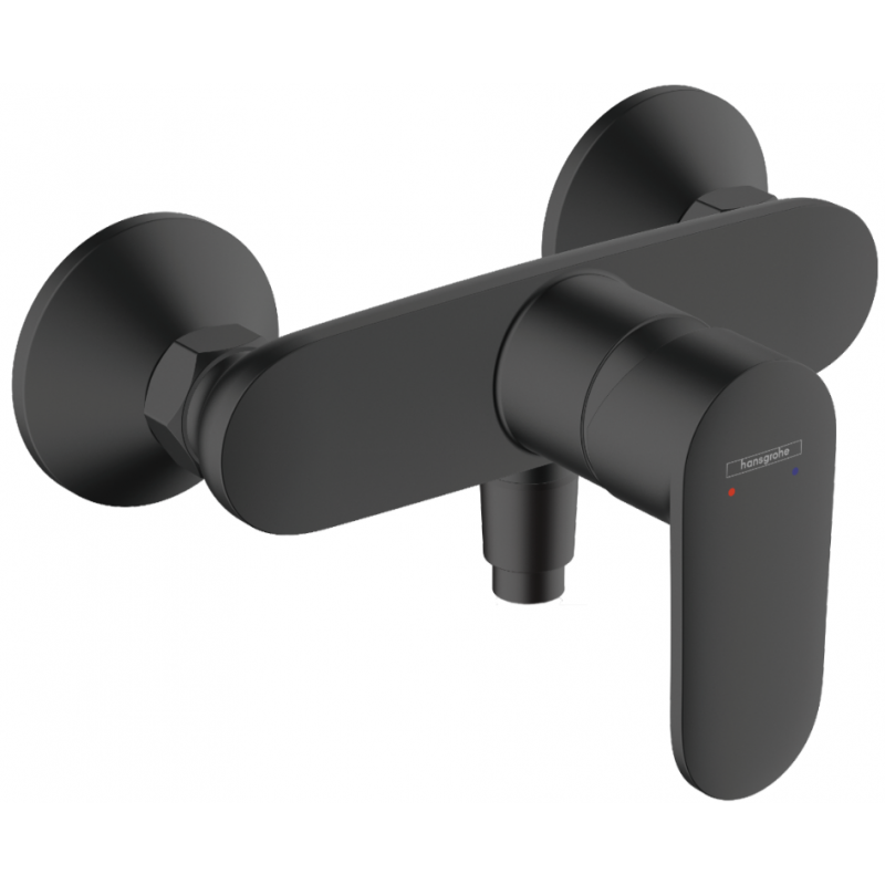 Hansgrohe Vernis Shape Bateria prysznicowa ścienna, czarna matowa kod: 71640670