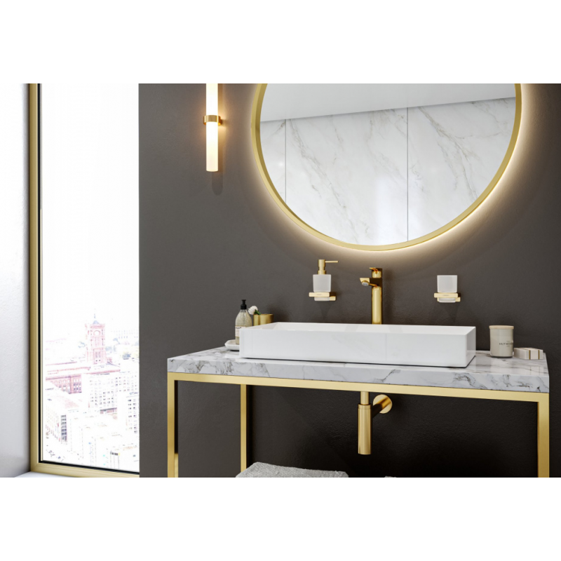 Hansgrohe Talis E Bateria umywalkowa jednouchwytowa 240, stojąca nablatowa, kolor złoty kod 71717990 