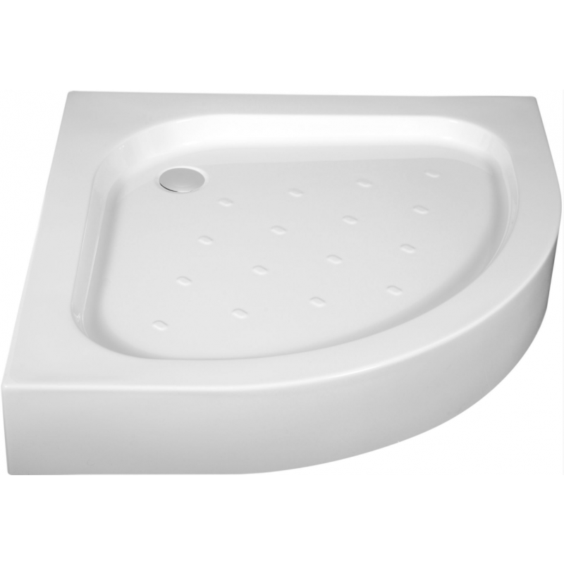 Deante Funkia Brodzik półokrągły 80 cm, promień łuku 550 mm, kolor biały, bez syfonu KOD KTA_054B