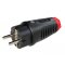 PCE TOP TAURUS2 Wtyczka gumowa 230V 3P IP54 KOD 05721-SR