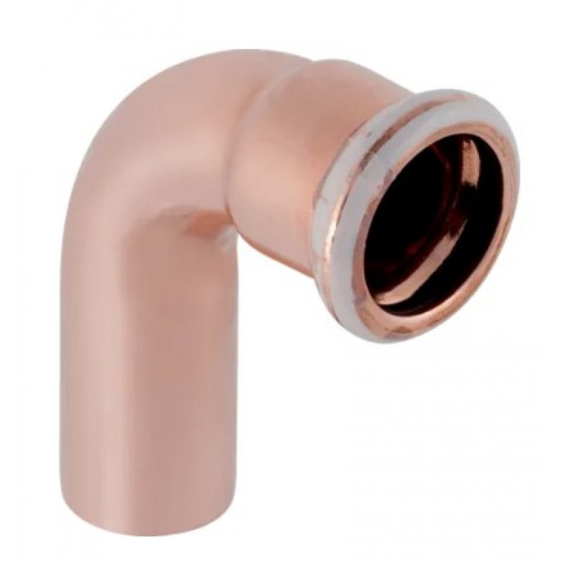 Geberit Mapress Kupfer Kolano z końcówką wsuwaną 90 st, 35mm Kod 60306