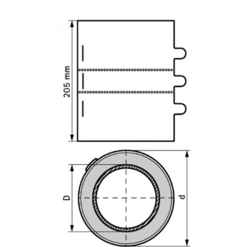 Walraven Bis Pacifyre MK II Kołnierz ogniowy 104-113 mm Kod 2154108110 