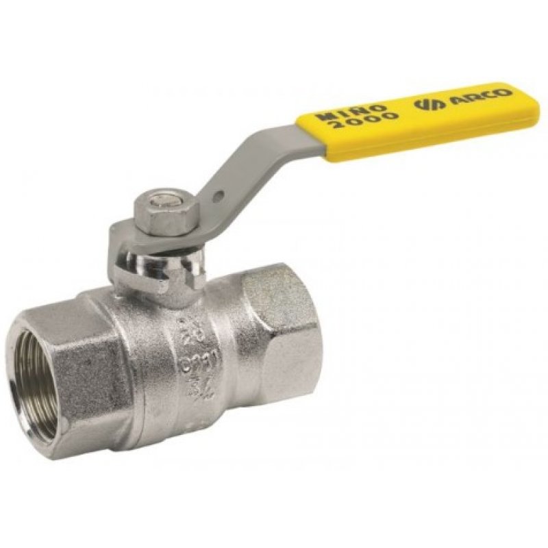 Arco Mino Zawór kulowy gazowy, uchwyt rączka, chrom, 1 1/4 Kod P0105