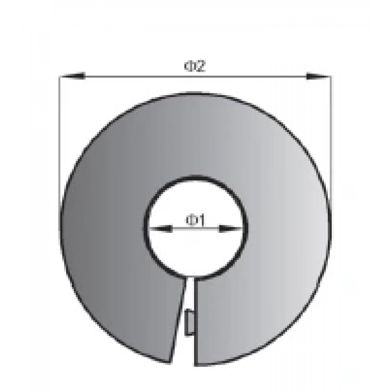 Capricorn Rozeta pojedyncza biała, fi 22 Kod: 9-2215-022-00-01-01 
