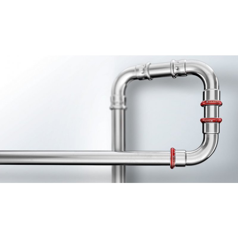 Geberit Mapress C-Stahl Trójnik redukcyjny, 108x88x108 Kod 21250 