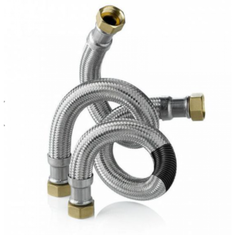 TUCAI Wąż stalowy do wody EXTRA TWIST WW-3/4 x 3/4 L=50 cm [5/30] KOD 204705