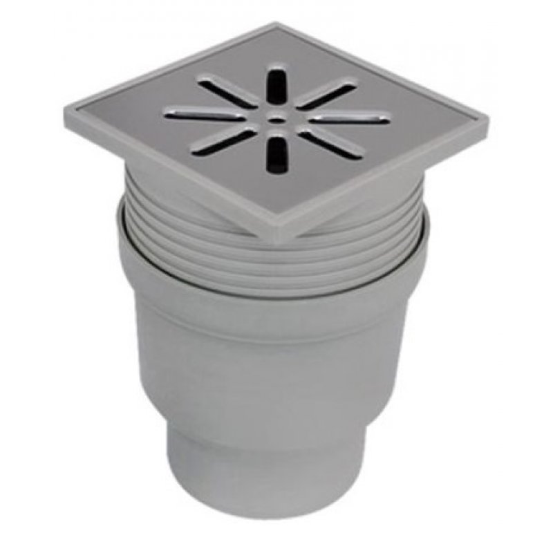 Capricorn Wpust kanalizacyjny 150x150 mm prosty z odpływem prostym fi 1100 Kod 9-2600-110-46-01-04