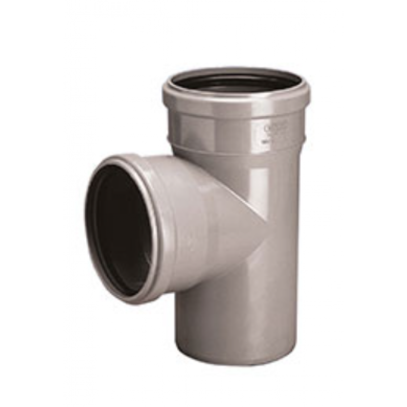 Wavin Trójnik PVC-U, PP/HT 110x110x88 popiel sanitarny Kod 3021681