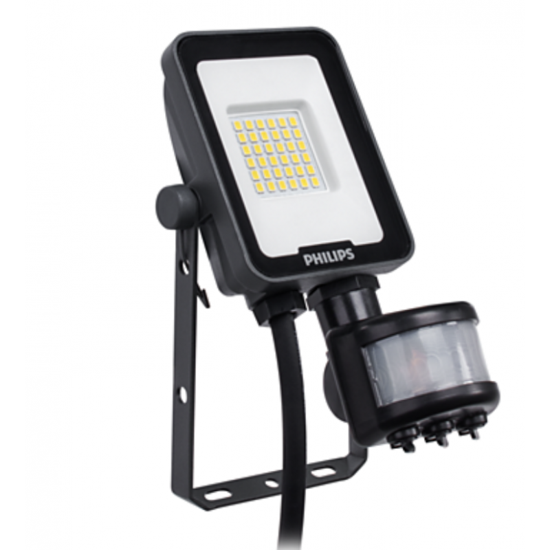 Philips BVP164 Naświetlacz LED o mocy 10W LED12/840 PSU 1200lm SWB MDU z czujnikiem ruchu i zmierzchu IP65 Kod 911401883783