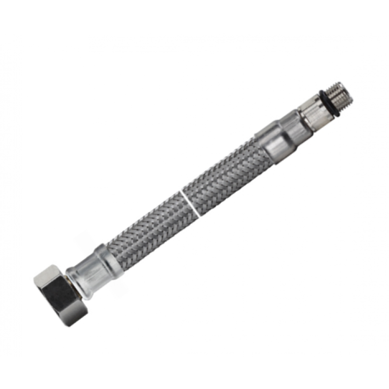 Valvex VIPER PLUS Wąż do wody baterii w oplocie stalowym, 1/2 cala M10x1, długość 45 cm KOD 2902150