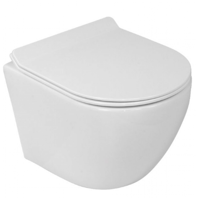 Geberit Duofix Sigma Zestaw stelaż podtynkowy do WC z przyciskiem Sigma 01 chrom błyszczący + miska wisząca WC z deską Kod S014