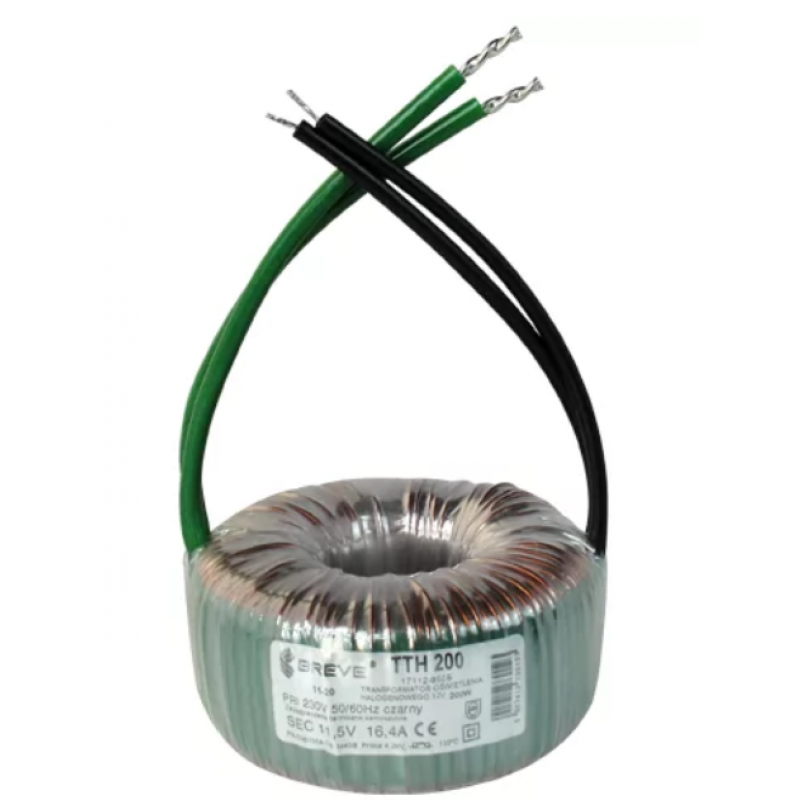 Breve TTH Transformator do oświetlania halogenowego 120VA 230/11.5V Kod 17112-9503