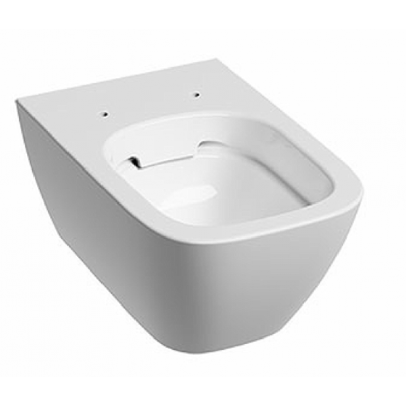 Koło MODO PURE RIMFREE Miska ustępowa lejowa wisząca, prostokątna, bez kołnierza  z powłoką Reflex KOD: L33123900