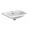 Geberit Selnova Square umywalka wpuszczana w blat 55 cm, prostokątna, z otworem, z przelewem kod: 500.306.01.1