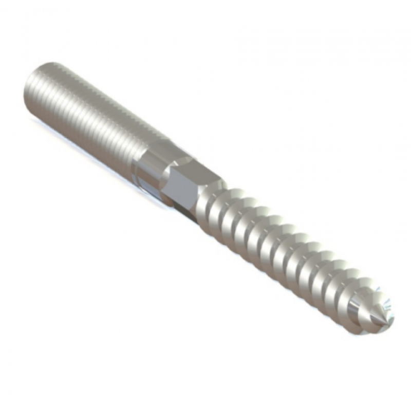 Niczuk Wkręt dwugwintowy, M10, L=180mm, Kod 81460010180