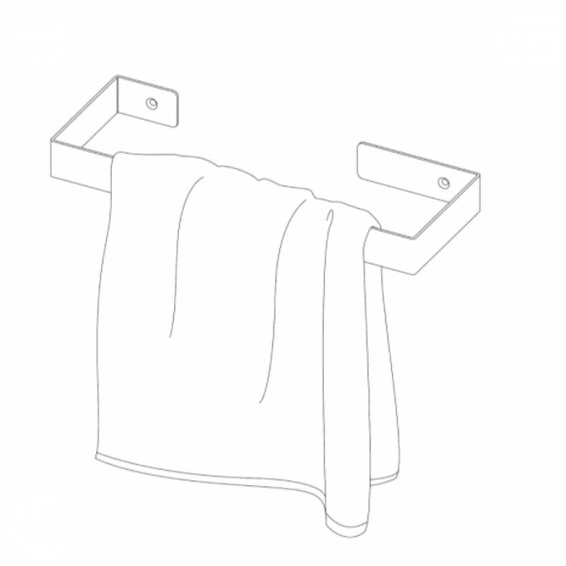 Deante Mokko Wieszak na ręcznik ścienny 30 cm Kod ADM_N611 