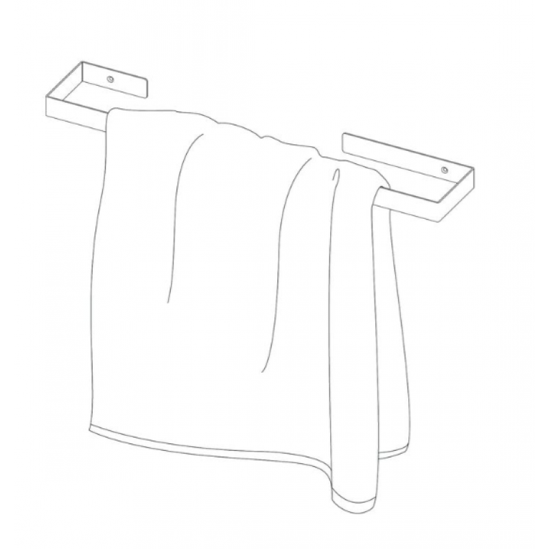 Deante Mokko Wieszak na ręcznik ścienny 60 cm Kod ADM_N621 