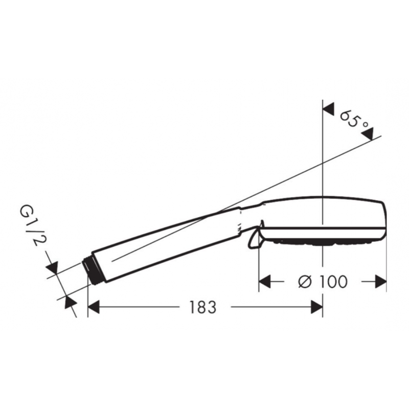 Hansgrohe Crometta 100 Vario Słuchawka prysznicowa, chrom Kod 26824400 