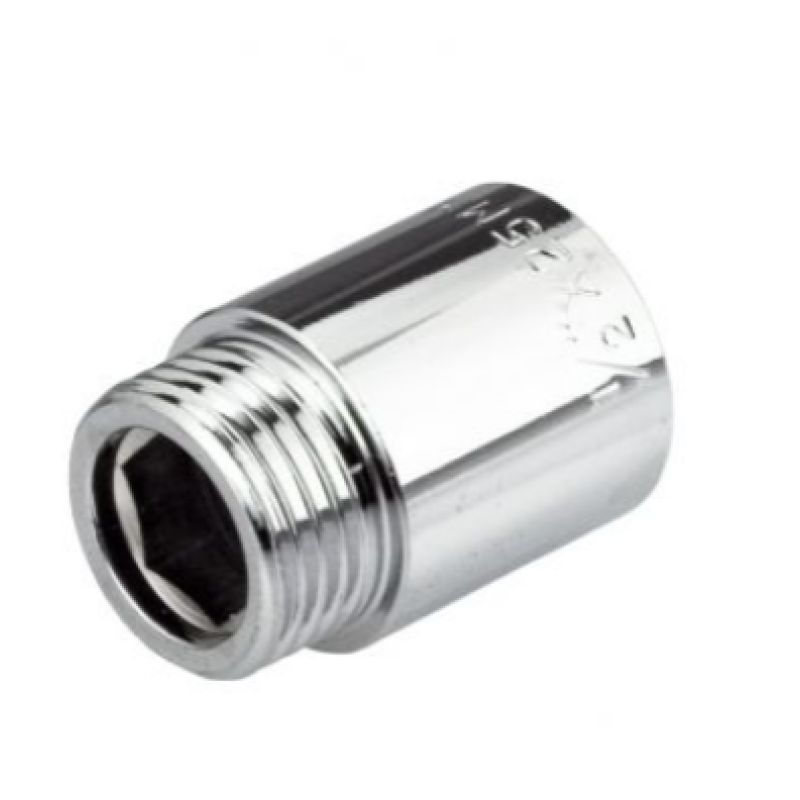 Perfexim Przedłużka mosiężna chromowana WZ, 1/2 cala x 10 Kod: 07-521-1510-000