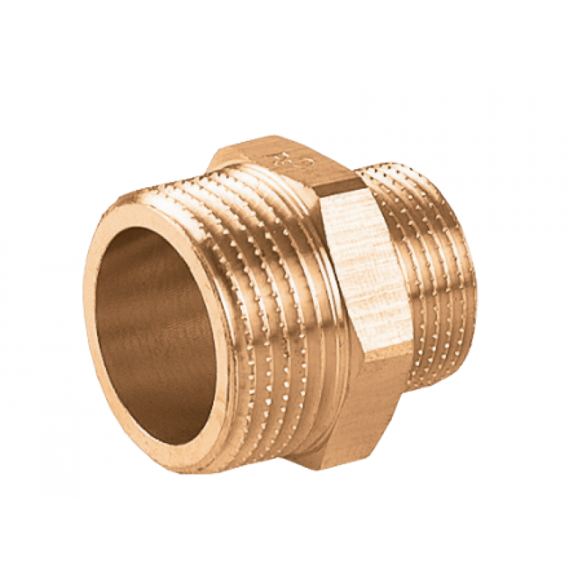 Perfexim Nypel redukcyjny, mosiężny, wzmocniony, 2 x 1 1/2 cala Kod: 07-007-5040-000