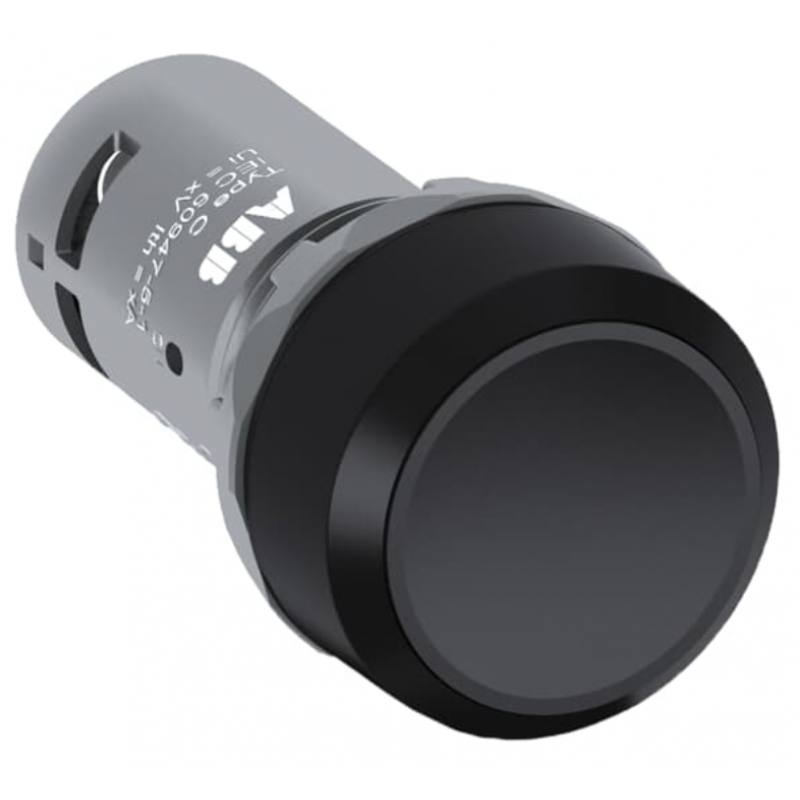 ABB CP1-10G-10 Przycisk monostabilny wklęsły 1NO, z samopowrotem, czarny KOD 1SFA619100R1016