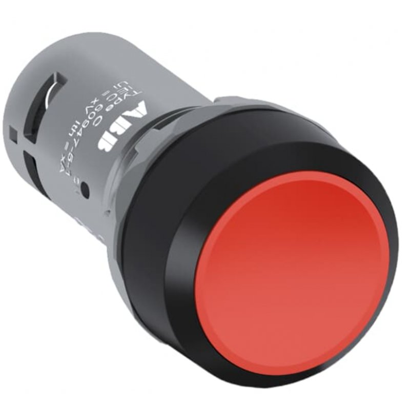 ABB CP1-10R-01 Przycisk monostabilny wklęsły 1NC z samopowrotem, czerwony KOD 1SFA619100R1041