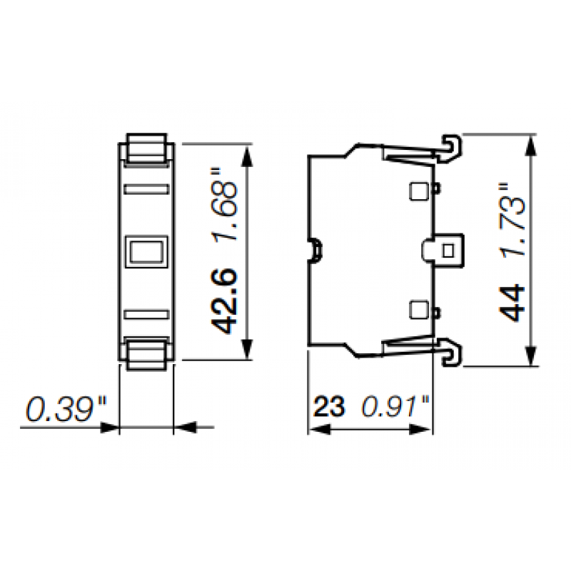 ABB MCB-01 Blok styków 1NO KOD 1SFA611610R1001 