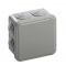 PCE Light Puszka połączeniowa, 7 dławnic, 84x84x50mm, IP54, jasnoszary KOD EP-088
