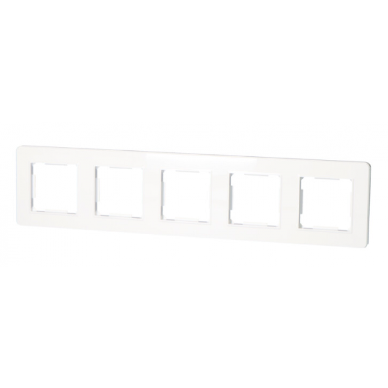 Onnline Gama Ramka pięciokrotna, plastikowa, biała KOD GAM1005W