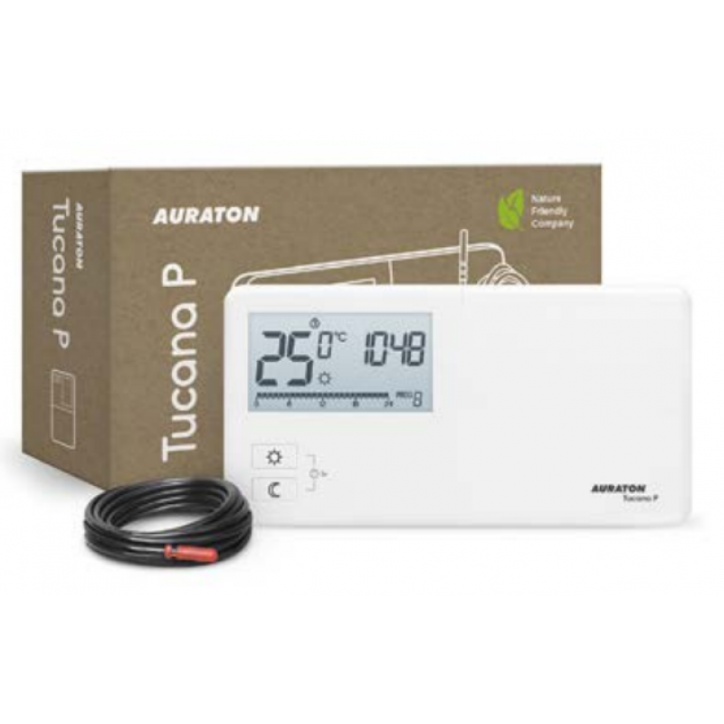 AURATON Tucana P Tygodniowy regulator temperatury, przewodowy Kod AUR00TUC0P000