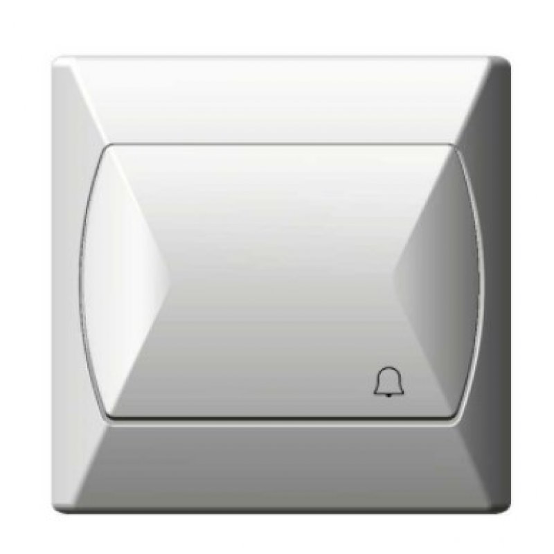 OSPEL AKCENT Łącznik zwierny dzwonek, biały KOD ŁP-6A/00