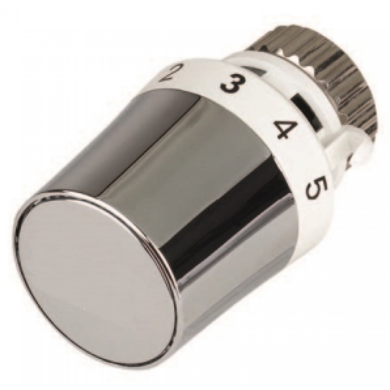 Honeywell Thera-5 Głowica termostatyczna, zakres 6-28 st.C, biała-chrom kod T5029