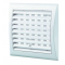 Vents Kratka wentylacyjna z siatką i regulowana żaluzją, 154x150mm, biały kod: MW103R